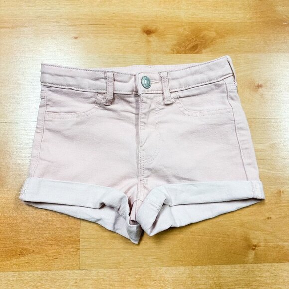 H&M Girls Light Pink Denim Shorts Size 6 - Picture 2 of 7
